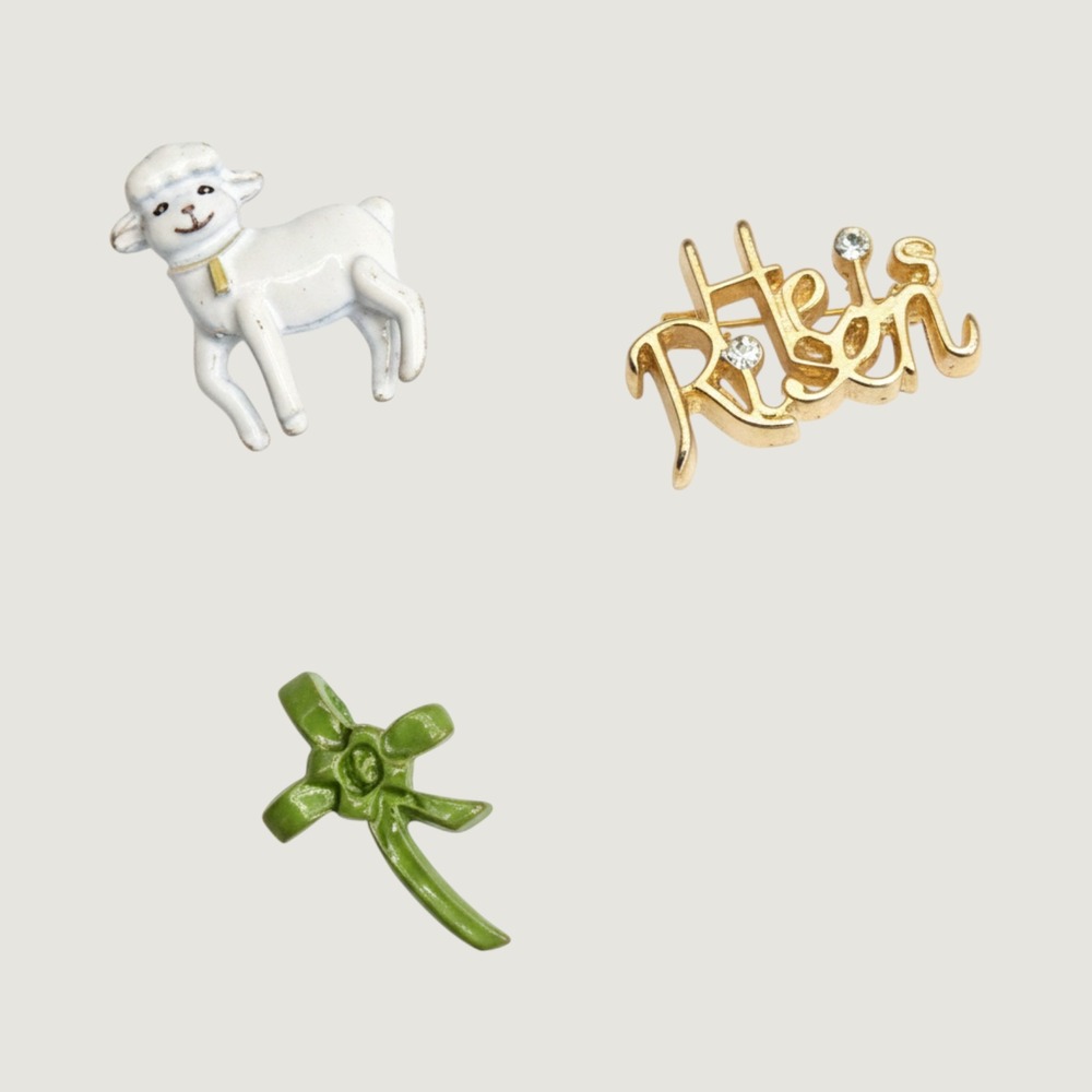 Origami Owl Holy Week Charms Pack of 3 Lamb Palm He is Risen